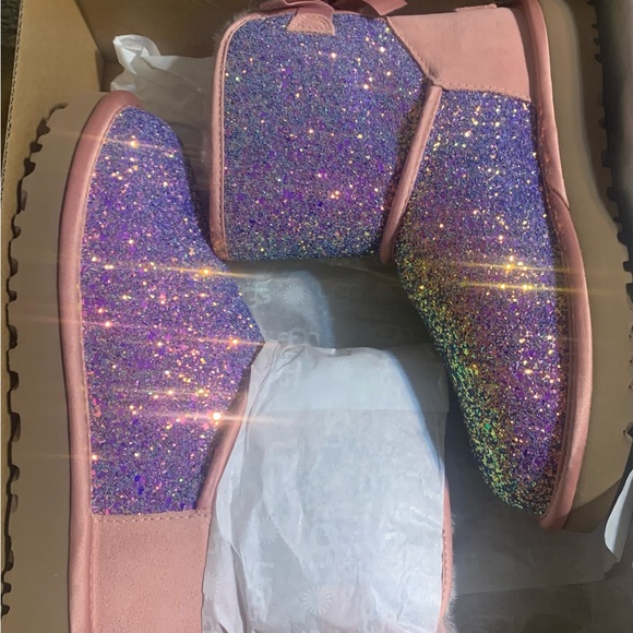 UGG Shoes - Rare Uggs Brand New Discontinued Sparkly Pink/Purple Boots Amazingly Beautiful
